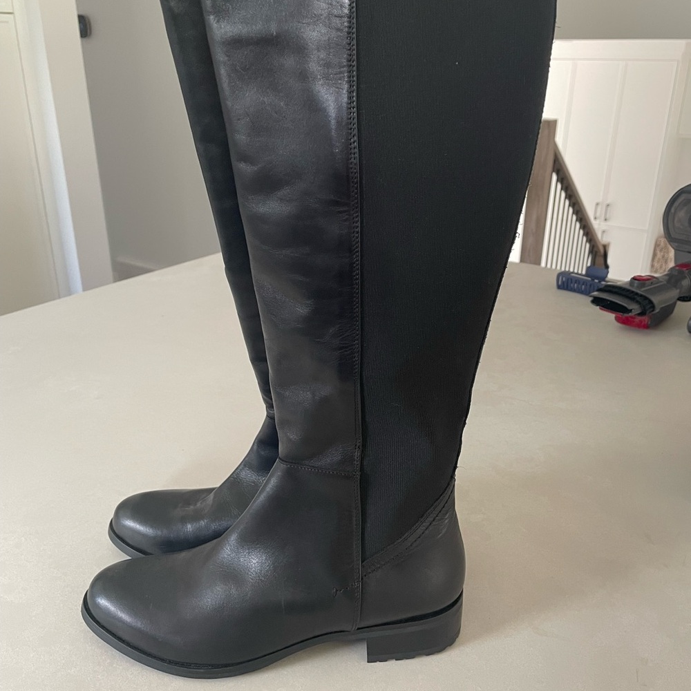 Casual Black Women's Knee-High Boots